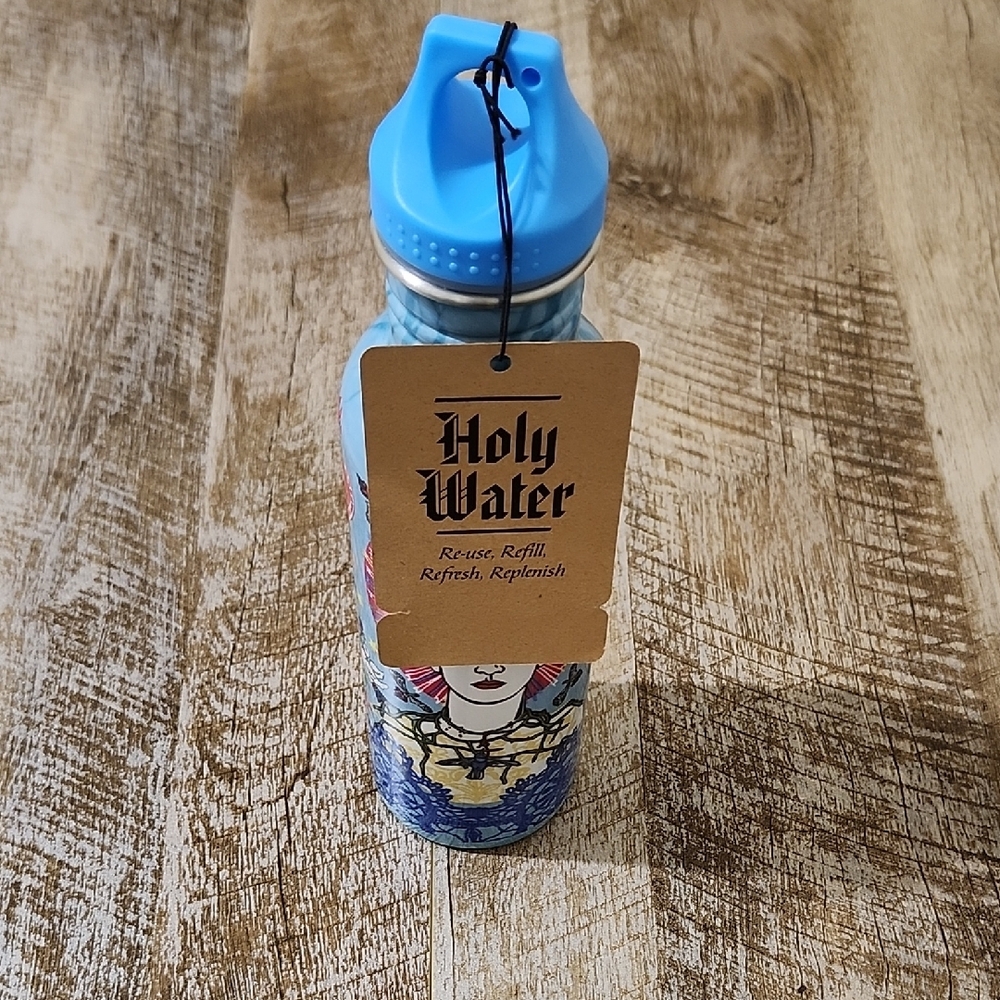 Frida Blue Water Bottle - Picture 9 of 13